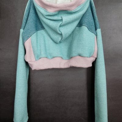 Cropped Hoodie von Hinten.