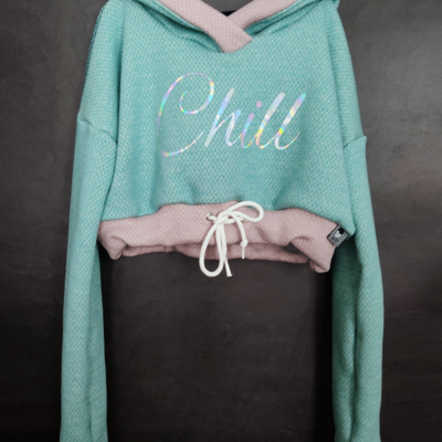 Cropped Hoodie von Vorn.