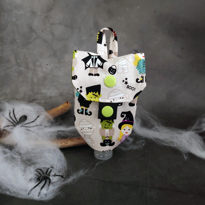 Handgel- / Desinfektionsmittel-Tasche | Halloween - Monster