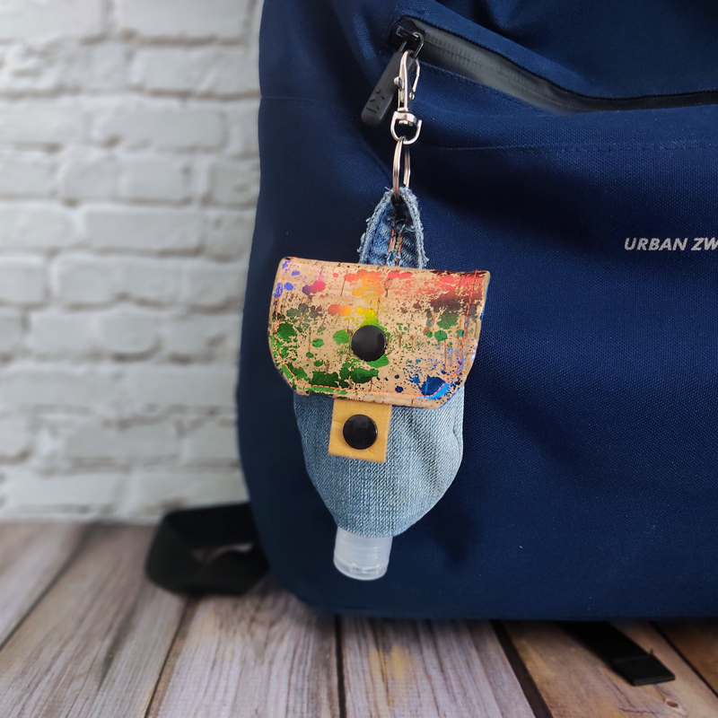 Handgel- / Desinfektionsmittel-Tasche | Color Splashes – Bild 7