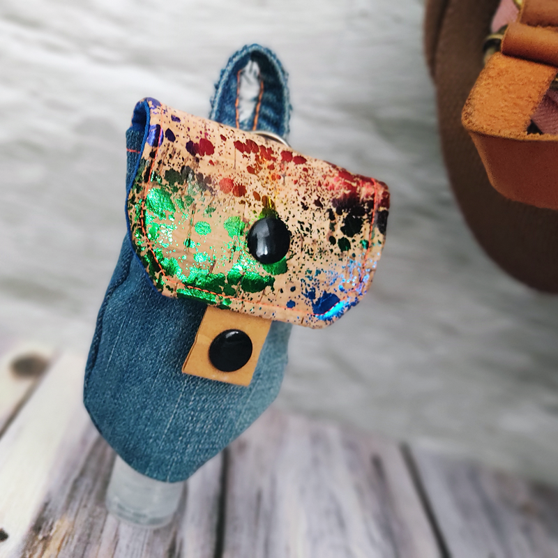 Handgel- / Desinfektionsmittel-Tasche | Color Splashes – Bild 4