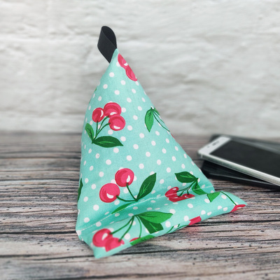 Handykissen | Cherry Dots - Smartphone Lesekissen mit SnapPap-Schlaufe