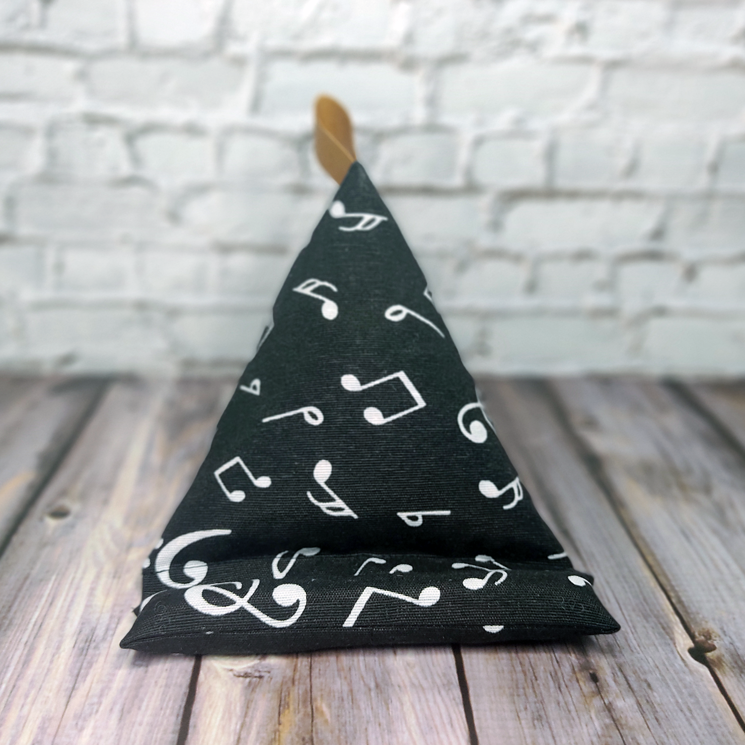Handykissen | Musiknoten - schwarz/weiß – Bild 2