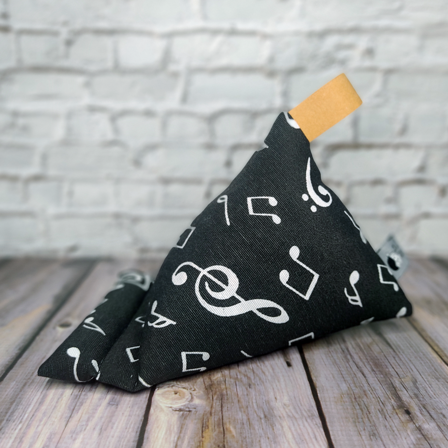 Handykissen | Musiknoten - schwarz/weiß – Bild 3