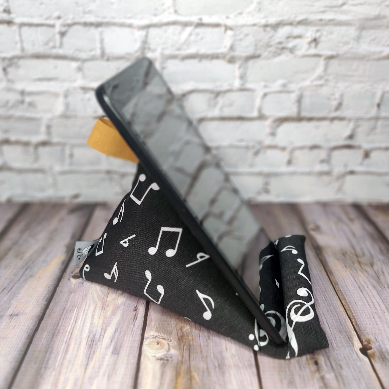 Handykissen | Musiknoten - schwarz/weiß – Bild 8