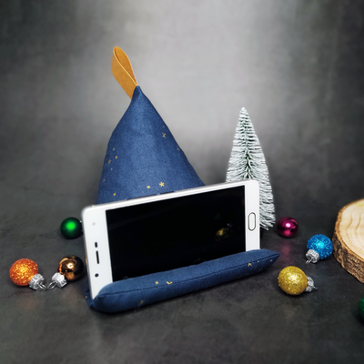 X-Mas Handykissen | Little stars on blue