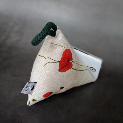 handykissen-tabletkissen-mohnblumen-natur-rot-grün