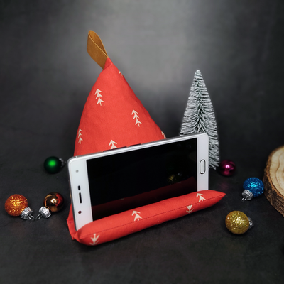 X-Mas Handykissen | Skandic trees on red