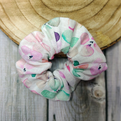 Scrunchie | Aquarell Blumen, rosa