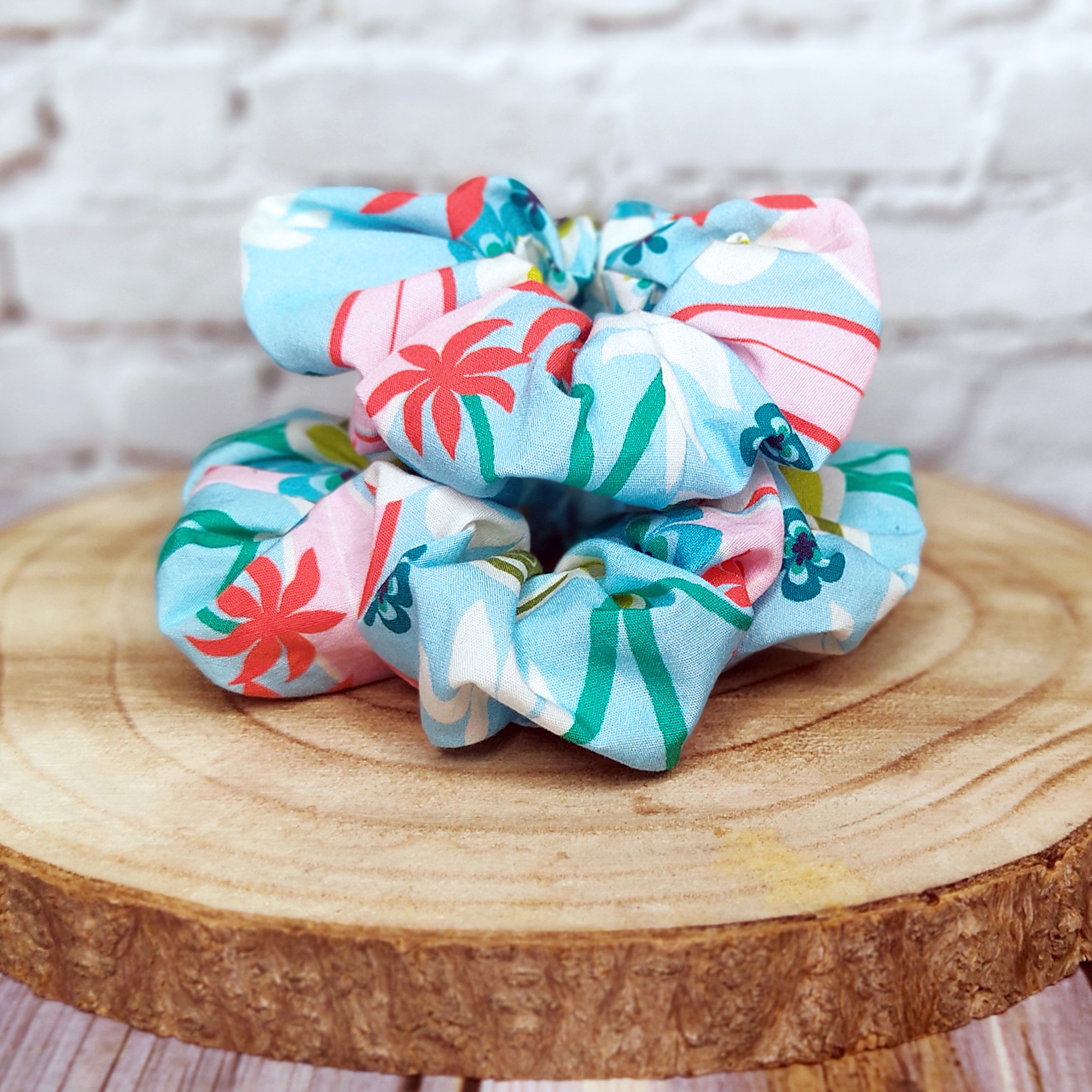 Scrunchie | Hawaii - Türkis – Bild 5